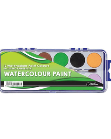 Watercolour Paint Set 12's Treeline