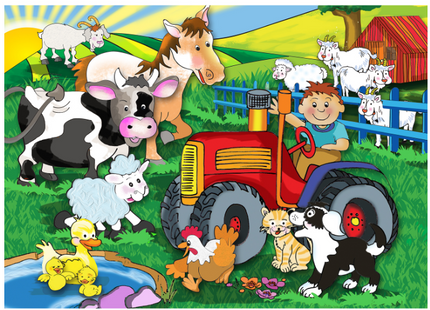 Puzzle - 15 pc Farm No 2