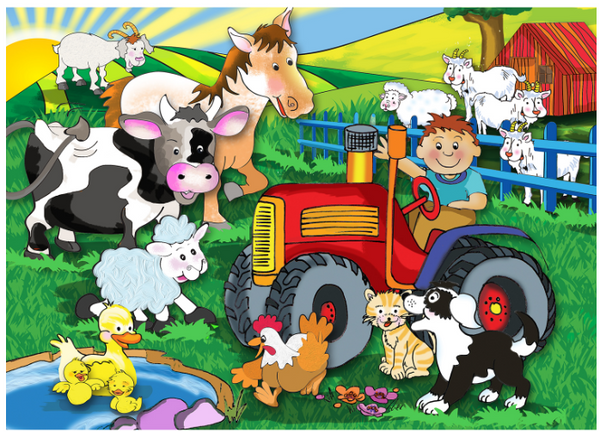 Puzzle - 15 pc Farm No 2