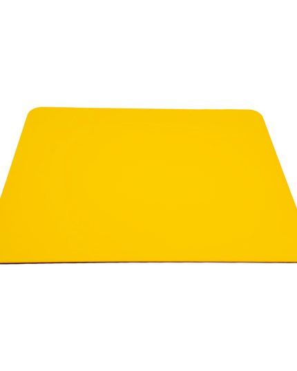 Play Dough Board - coloured wooden board - yellow