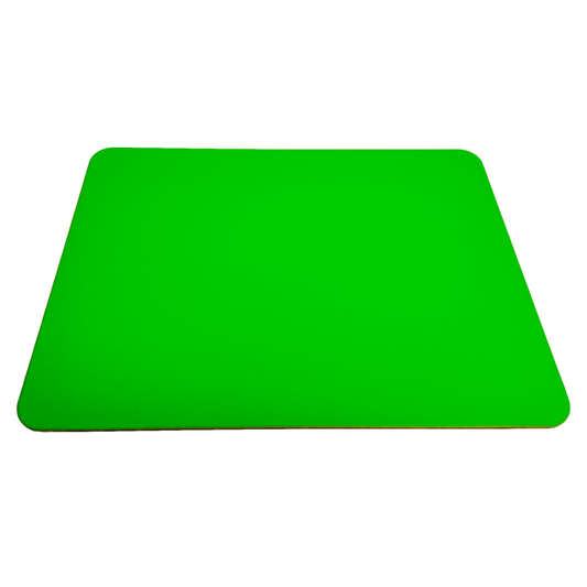 Play Dough Board - coloured wooden board - green