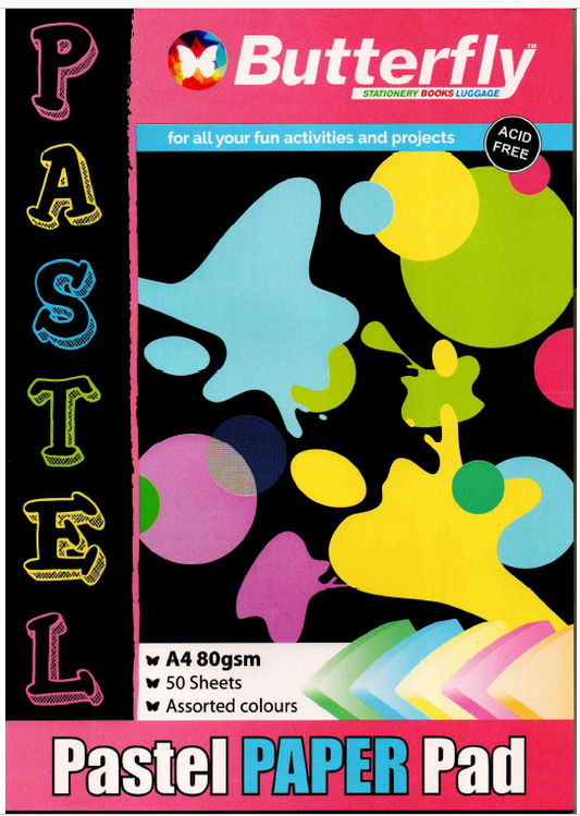 Paper Pad Pastel  80gm 50 sheets