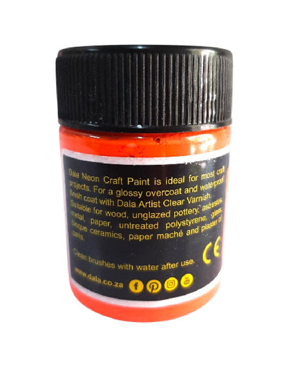 Paint Craft 50ml - Neon Orange - F2