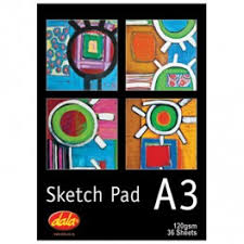 Sketch Pad A3 36 sheet  120g - Dala