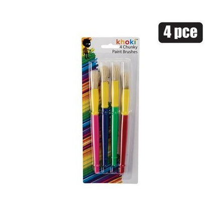 Chunky paint brushes set of 4
