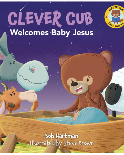 Clever Cub Welcomes Baby Jesus