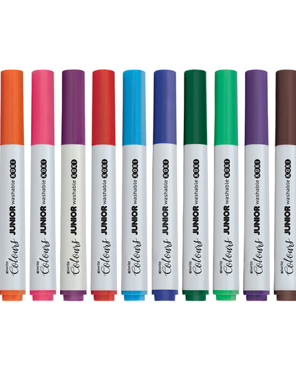 Junior Washable Koki - Crush-Proof Fibre Tip - 12's