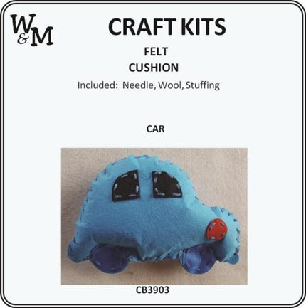 Craft Kit Felt Car Cushion