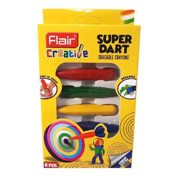 Erasable Super Dart Crayons