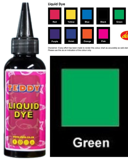 Liquid Dye 100ml Green
