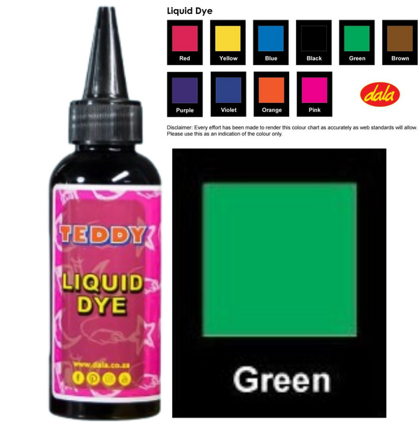 Liquid Dye 100ml Green