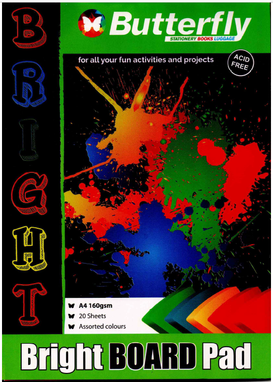 Board Pad Bright  160gm 20 pages