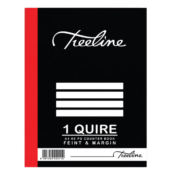 1 Quire Counter Book A4 96pg Feint & Margin 2