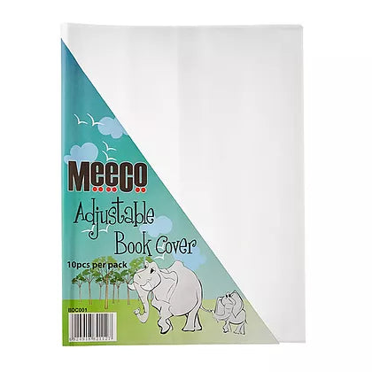 Book Cover  Adjustable A4 - Clear Pack of 10