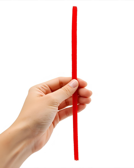 Pipe Cleaner 6mm Red each