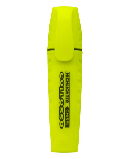 Highlighter Chisel Tip Collosso - Yellow