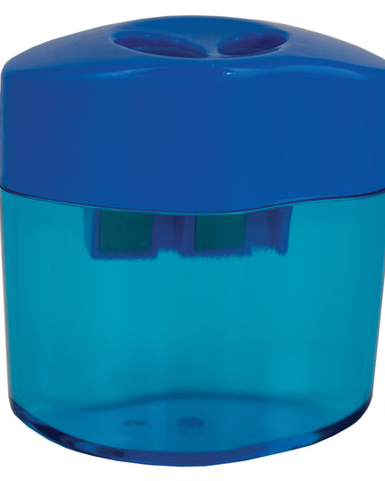 Barrel Sharpener - Two Hole - Blue