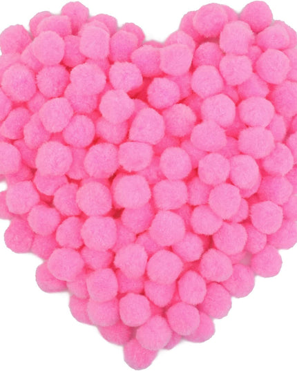 Pom Poms 40mm Pink - 15 pcs