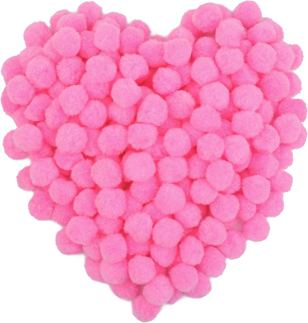 Pom Poms 40mm Pink - 15 pcs