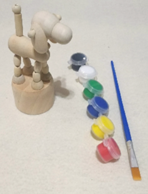 Craft Kit - Wood - Figurine Dog