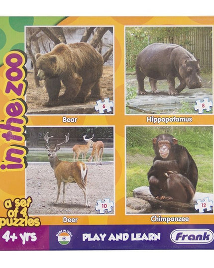 My Pets Animal Puzzles Set of 4 - In The Zoo