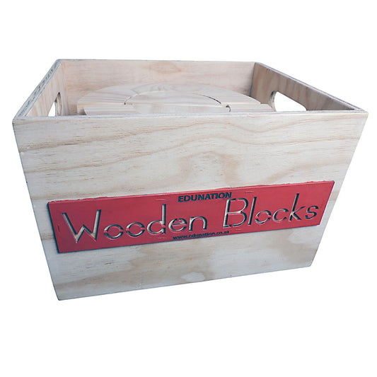 Mega Wooden Block Set of 119 Blocks