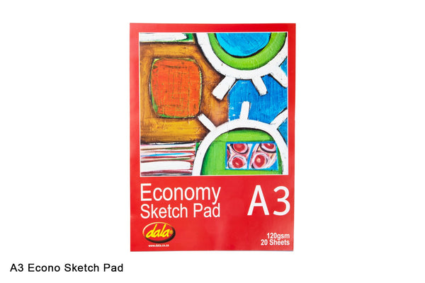 Econo Sketch Pad 120g A3 - 20 sheets