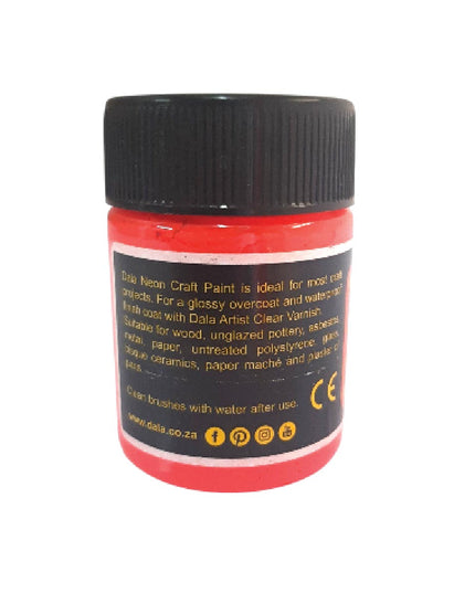 Paint Craft 50ml - Neon Red - F1
