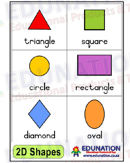 2D Shapes - A4 - Single Sided