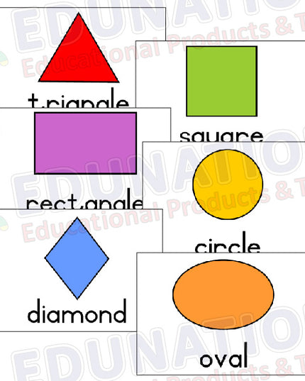 2D Shapes - A4 - Single Sided