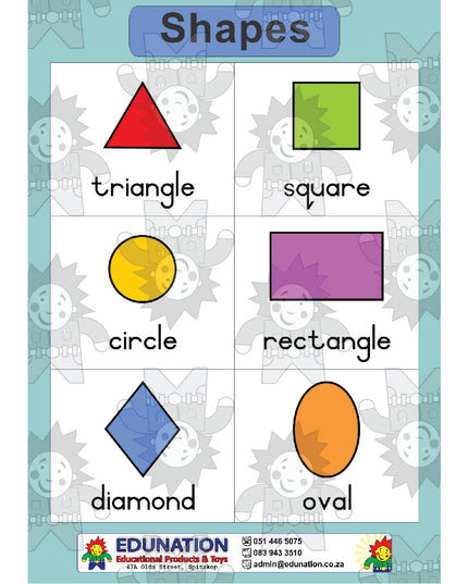 2D Shapes - Double Sided 1