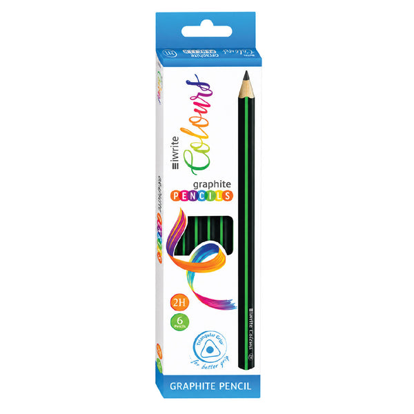 2H Pencil 6 Piece - Iwrite 2