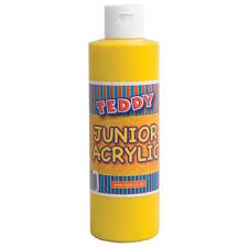 Junior Acrylic Paint 250ml - Yellow