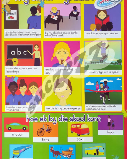 Muurkaart - My Skool - Graad 1