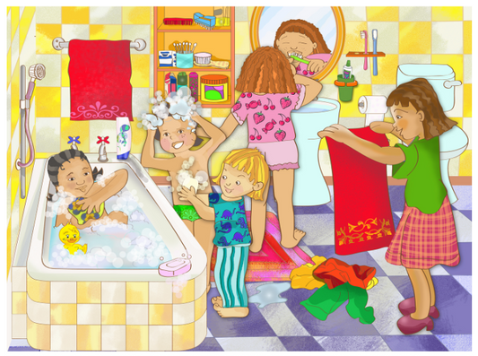 Puzzle - 36 pc Hygiene