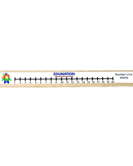Stamp - Maths Number Line - With numbers 1-20