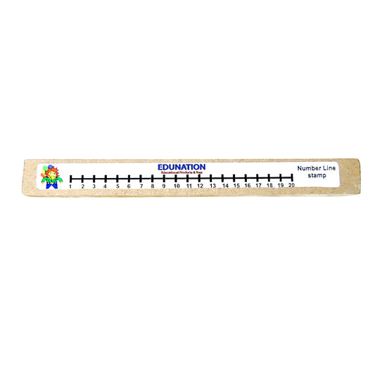 Stamp - Maths Number Line - With numbers 1-20