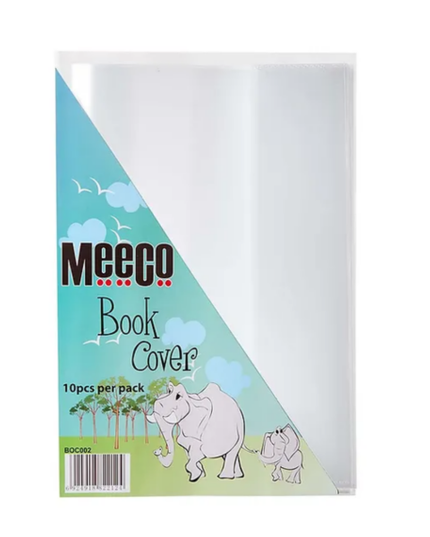 Book Cover  Adjustable A5 - Clear Pack of 10