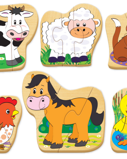 Puzzle - Smart Starter 2&3 pieces Farm Animals