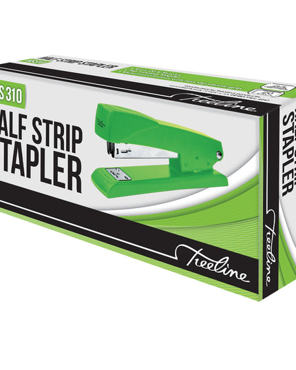 Stapler Half Strip - Green - 20 Sheets