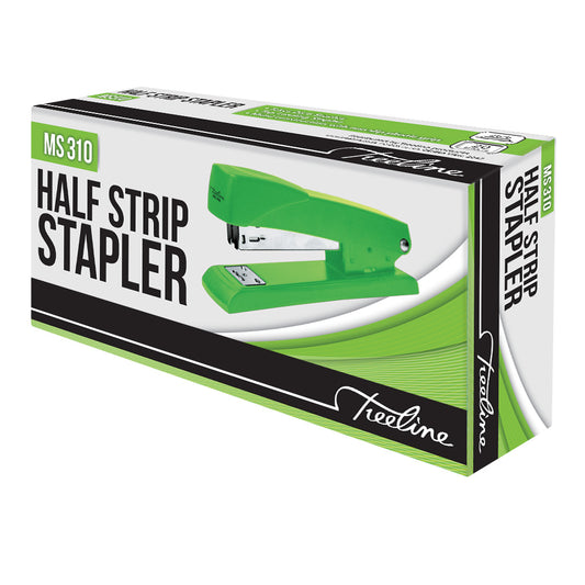 Stapler Half Strip - Green - 20 Sheets