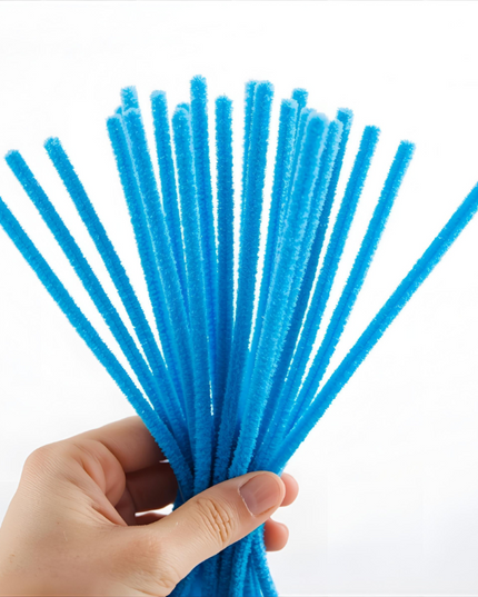 Pipe Cleaners 6mm 20's - Blue