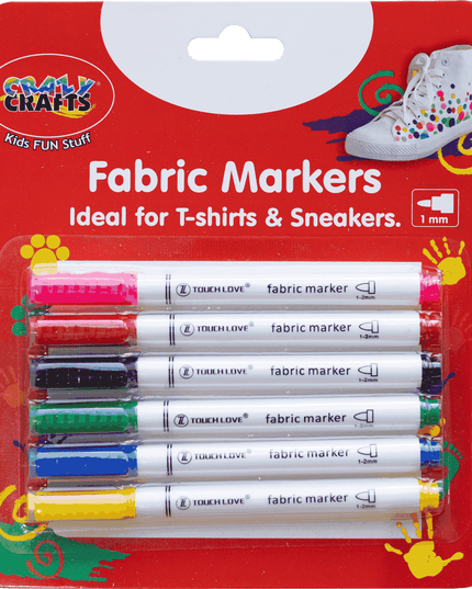 Fabric Markers - Six Colours