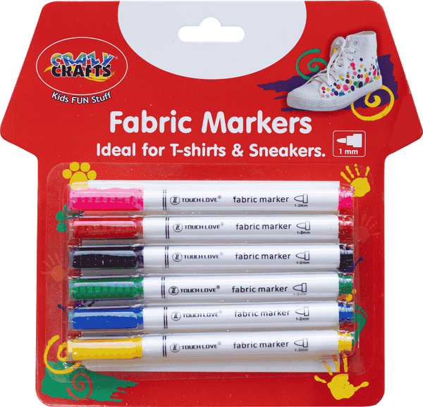 Fabric Markers - Six Colours