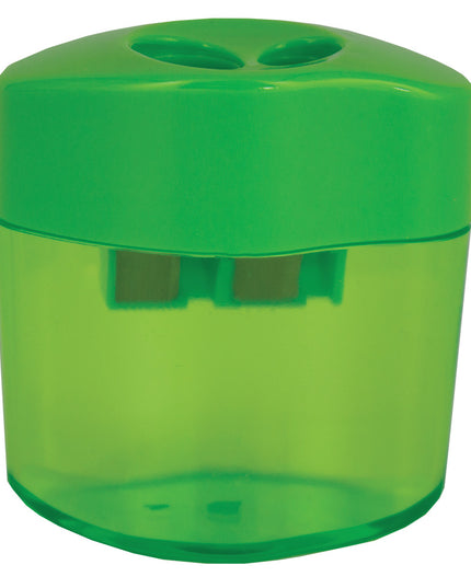Barrel Sharpener - Two Hole - Green