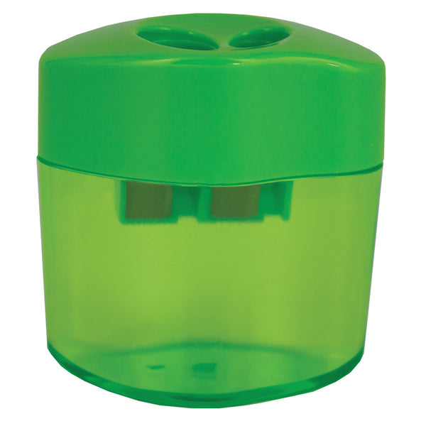 Barrel Sharpener - Two Hole - Green