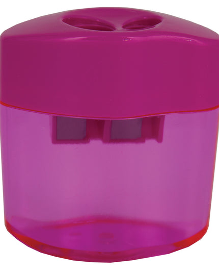 Barrel Sharpener - Two Hole - Pink