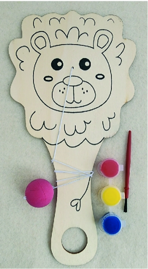 Craft Kit Wood Dingbat Lion