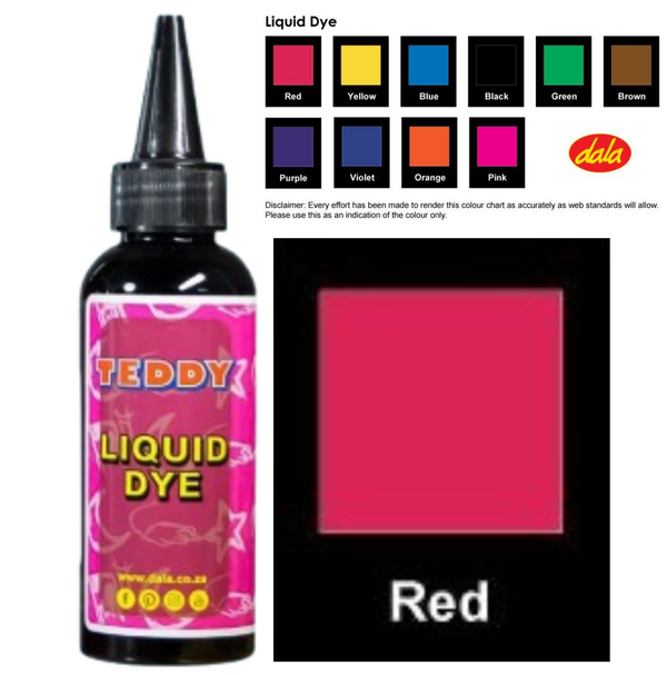 Liquid Dye 100ml Red