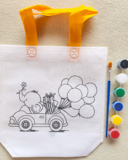 Craft Kit Bag CAR w Paint + Brush each